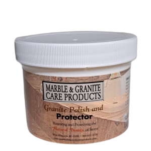 Granite polish and protector 4 oz jar for polished granite