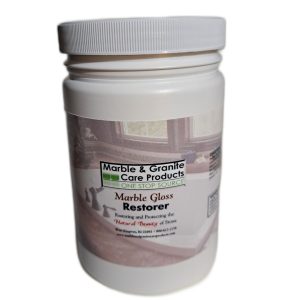 Marble Gloss Restorer 16 oz jar for polishing etched and dull marble